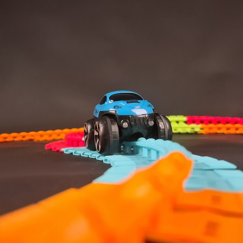 Set pista curse si masinute, Plastic, 3+ani, Multicolor [6]