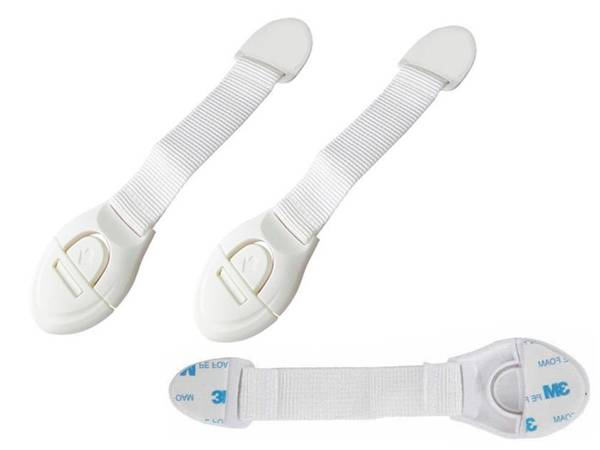 Set sisteme siguranta flexibile textile pentru usi si sertare 2 buc [2]