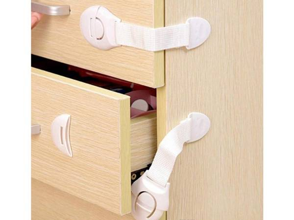 Set sisteme siguranta flexibile textile pentru usi si sertare 2 buc [4]