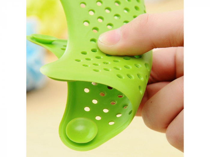 Sita din silicon pentru protectie anti infundare scurgere sifon chiuveta, cada, pardoseala, baie sau bucatarie [10]