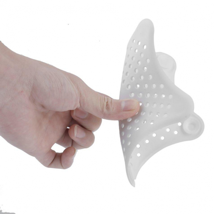 Sita din silicon pentru protectie anti infundare scurgere sifon chiuveta, cada, pardoseala, baie sau bucatarie [5]