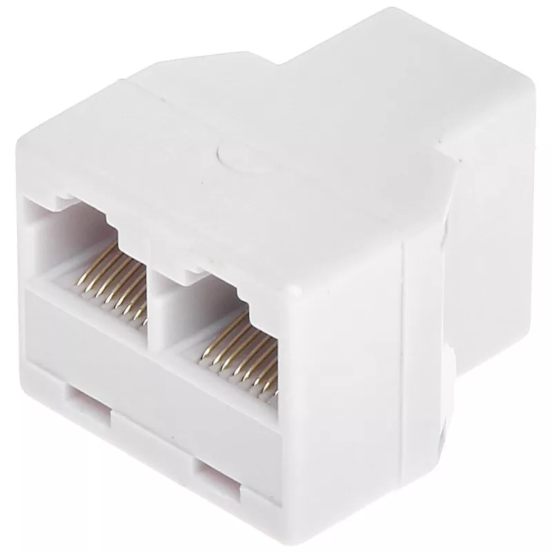 SPLITER/MULTIPLICATOR RETEA RJ45 8P8-8W LA 2 X PORTURI RJ45 M-M [4]