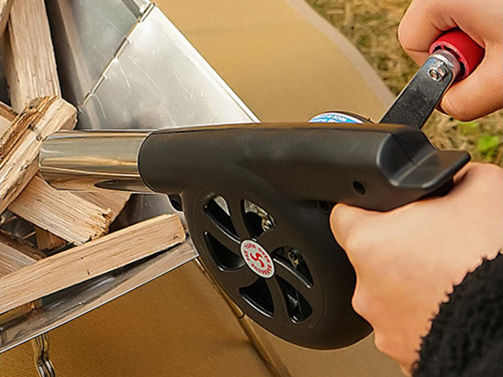 Suflanta Manuala Pentru Aprinderea Gratarului, A Focurilor De Tabara, Seminee, Maner Robust [11]