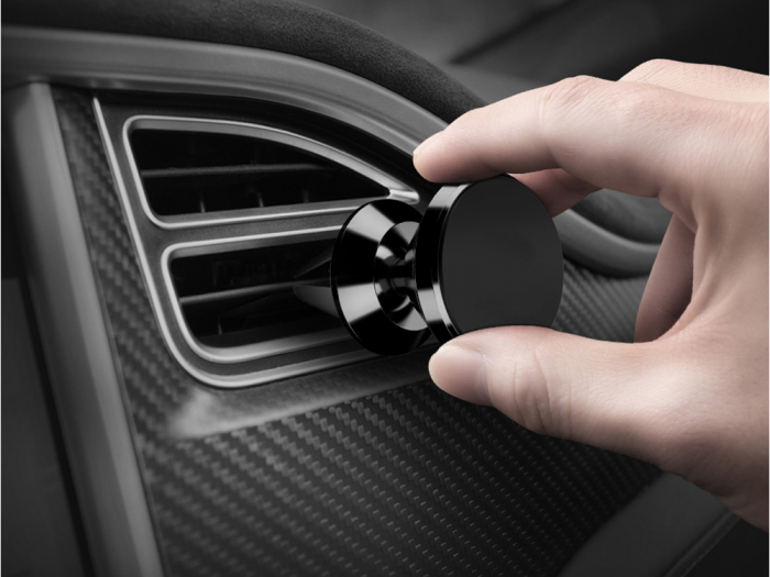 Suport auto magnetic pentru grila, telefon mobil, magnet foarte puternic [5]