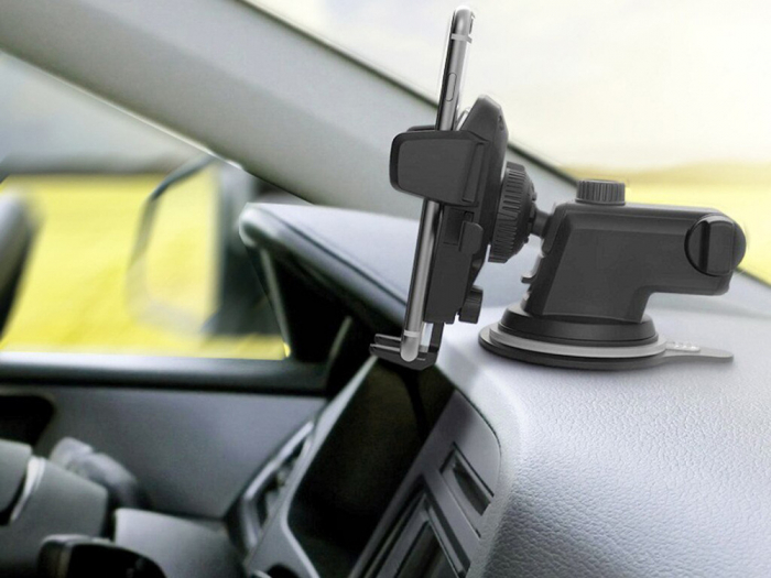 Suport auto pentru telefon, gps,  parbriz, cockpit, rezistent [6]