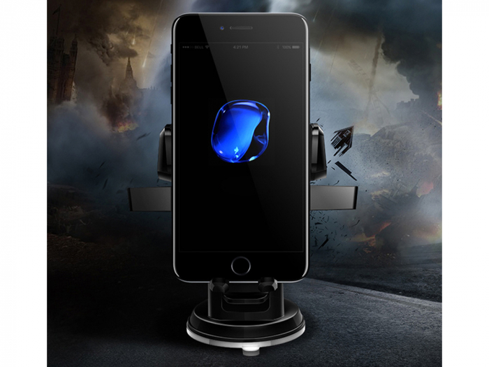 Suport auto pentru telefon, gps,  parbriz, cockpit, rezistent [9]