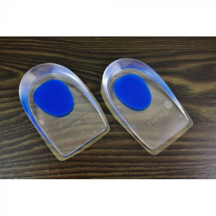 Suport din silicon gel, 2 buc, pentru calcaie, cu membrana antialunecare, pentru ameliorarea durerilor cauzate de fasciita plantara [5]