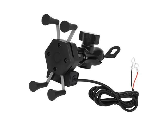 Suport pentru telefon de motocicletă cu încărcător [7]