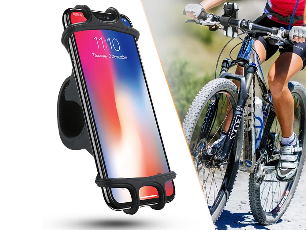 Suport universal telefon, GPS pentru bicicletă și motocicletă [2]