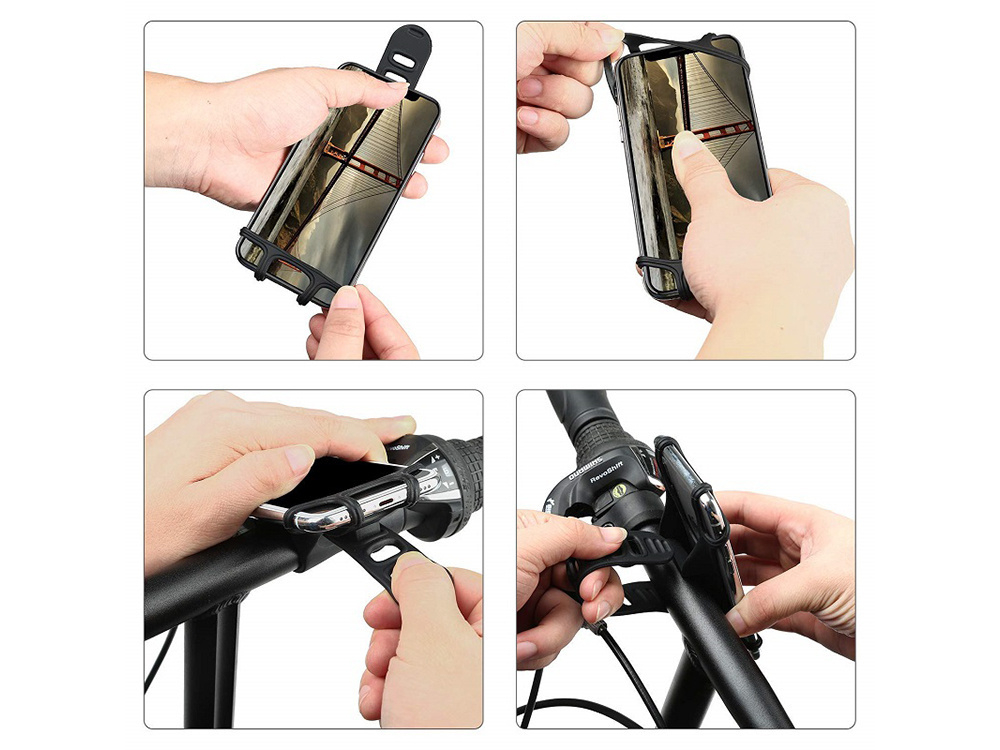 Suport universal telefon, GPS pentru bicicletă și motocicletă [6]
