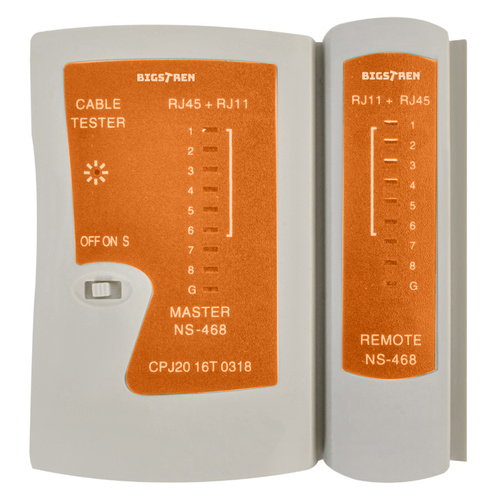 Set tester profesional cablu retea internet  RJ45 RJ11, set scule de rețea, clește de dezizolat și sertizat, set gata de utilizare 145 buc. [11]