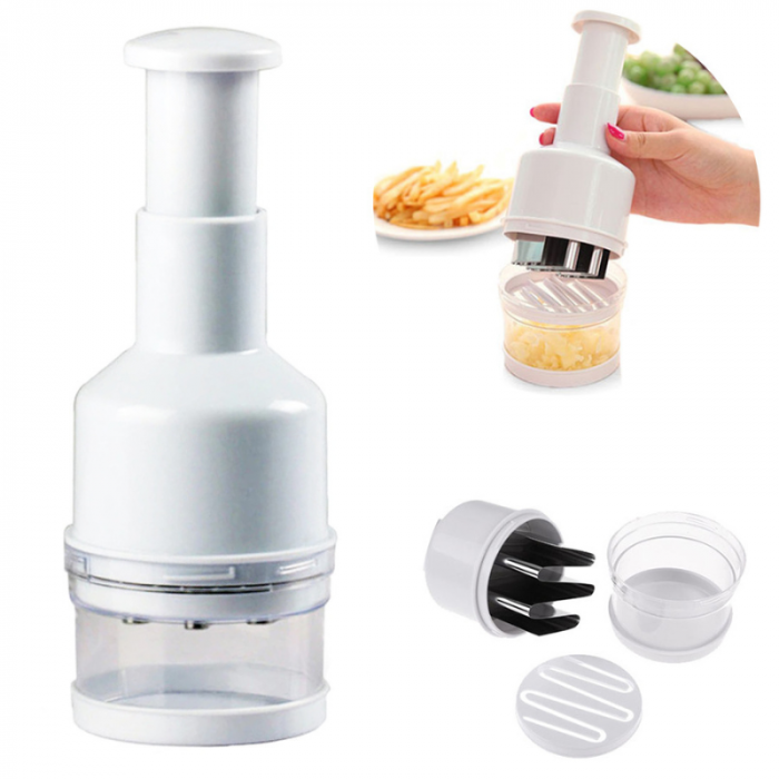 Tocator ceapa, legume, fructe, maruntitor cu recipient colector [2]