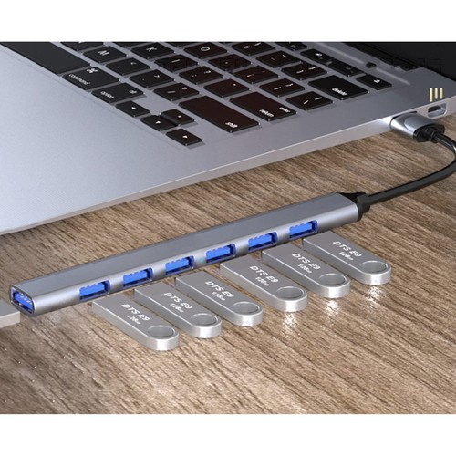 USB HUB - 1 port 3.2 + 6 ports 2.0 [10]