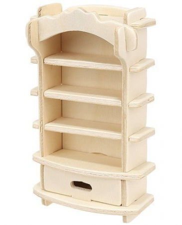 Un set de mobilier din lemn pentru păpuși 34 buc. [13]