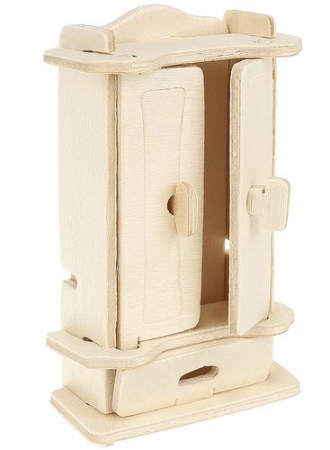 Un set de mobilier din lemn pentru păpuși 34 buc. [31]