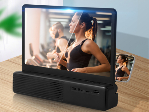 Amplificator de ecran cu lupă de ecran cu difuzor Bluetooth încorporat [1]