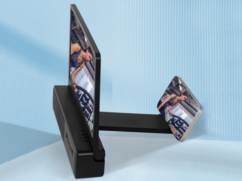 Amplificator de ecran cu lupă de ecran cu difuzor Bluetooth încorporat [2]