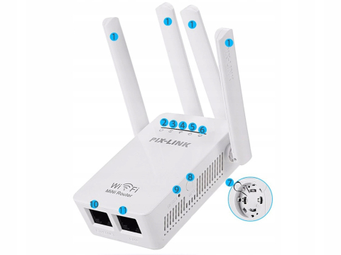 Amplificator semnal Wifi puternic 300mbps wps [6]