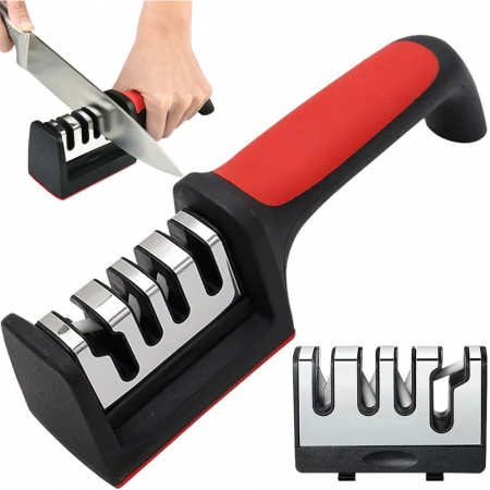 Ascutitoare cutite - Aparat ascutit cutite 3 in 1