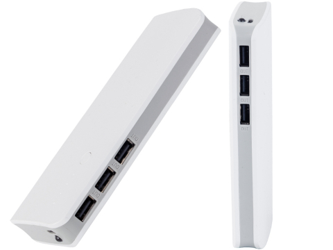Baterie externă 10000mah cu 3x USB microUSB 2.1A, lanternă LED puternică și rapidă [4]