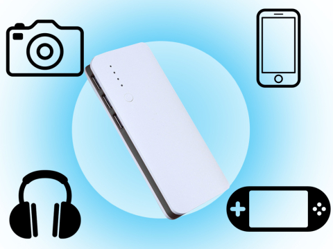 Baterie externă 10000mah cu 3x USB microUSB 2.1A, lanternă LED puternică și rapidă [1]