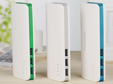 Baterie externă 10000mah cu 3x USB microUSB 2.1A, lanternă LED puternică și rapidă [8]