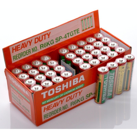 Baterii - Baterii Toshiba Heavy-Duty R6 AA, 4buc/set