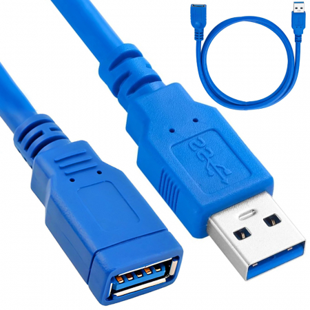 Retelistica - Cablu adaptor USB 3.0 mama-tata 1.5m