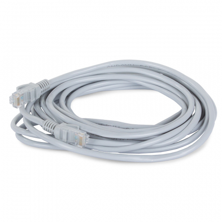 Retelistica - Cablu de retea, UTP, CAT5E, PVC, Mufa RJ45, 5m, Gri