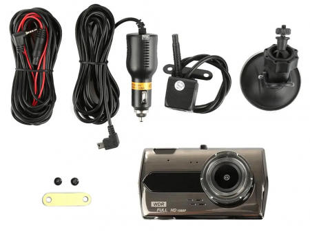 Camera auto full hd cu display lcd video recorder cu marșarier [9]