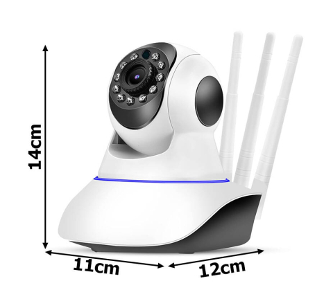 Cameră IP wifi electronică nanny pivotantă audio cu senzor de mișcare pentru interior [2]