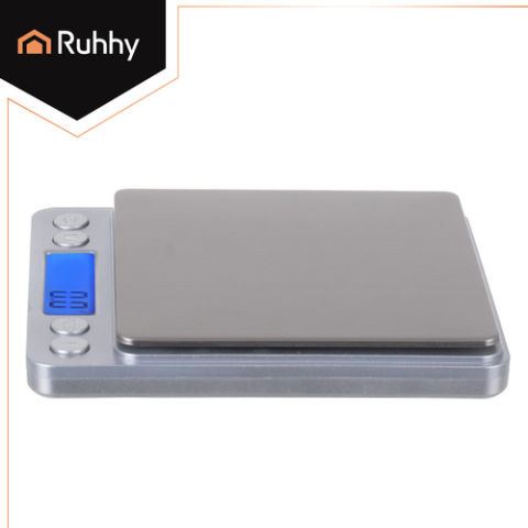 Cântar de bucătărie LCD de precizie până la 2 kg cu 2 boluri [8]