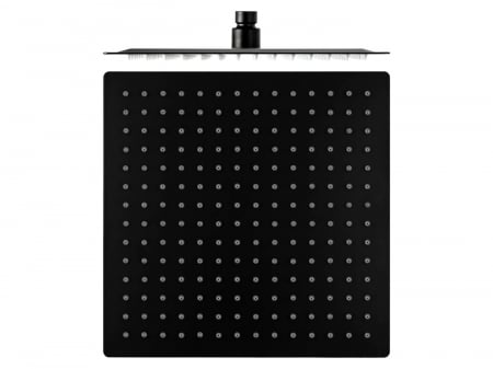 Cap de duș ploaie, negru, pătrat, ultra slim Black, Anti-Calc, diferite marimi [1]