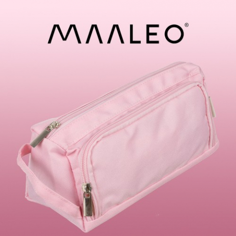 Penar dublu extensibil pentru creioane - roz [1]