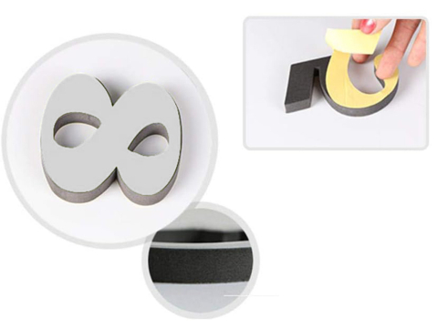 Ceas de perete autocolant 3D , ceas de perete XXL, mare, 130 cm, autocolant silențios argintiu sau negru [4]