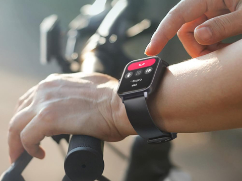 Ceas inteligent pentru femei, bărbați, curea de cauciuc, sport, apeluri Bluetooth, negru [12]