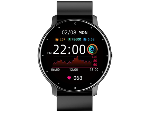 Ceas inteligent pentru femei,  pentru bărbați,curea de cauciuc, sport, Bluetooth, apeluri [3]
