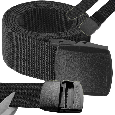 Accesorii camping si drumetii - Centură tactică militară cu cataramă, pentru pantaloni, de supraviețuire, negru sau maro