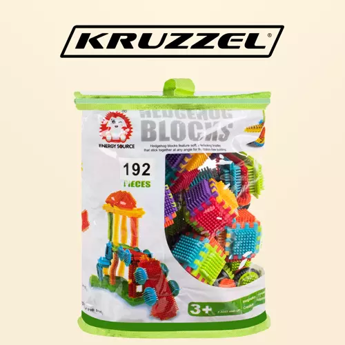 Baloți de construcție - aricii 192 bucăți. Kruzzel 20376 [1]