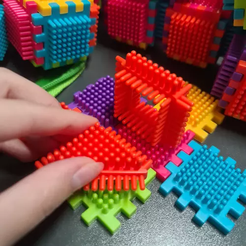 Baloți de construcție - aricii 192 bucăți. Kruzzel 20376 [5]
