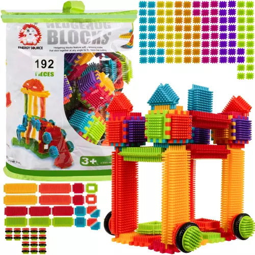 Jucarii - Baloți de construcție - aricii 192 bucăți. Kruzzel 20376