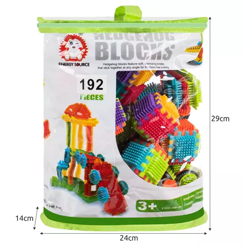 Baloți de construcție - aricii 192 bucăți. Kruzzel 20376 [2]