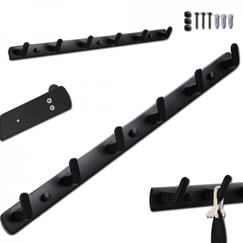 Suporturi si accesorii de baie - Cuier baie pentru haine, prosoape baie, bucătărie, cuier perete loft 54,5 cm