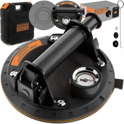 Accesorii scule de mana - Cupă de vacuum cu pompă Bigstreen