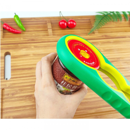 Dispozitiv universal, din plastic, deschidere capace conserve, rosu [3]