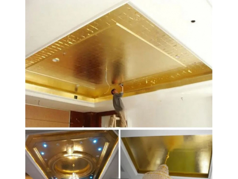 Foi   imitație   aur   pentru   proiect   DIY [5]