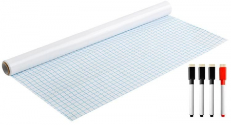 Folie, tabla de scris autoadeziva Whiteboard Mat, rola 200x45 cm [9]
