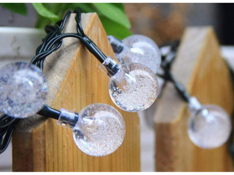 Ghirlandă luminoasă solară pentru grădină, 40 LED-uri, multicoloră [4]