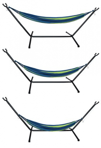 Hamac de grădină 200x150cm cu cadru [11]