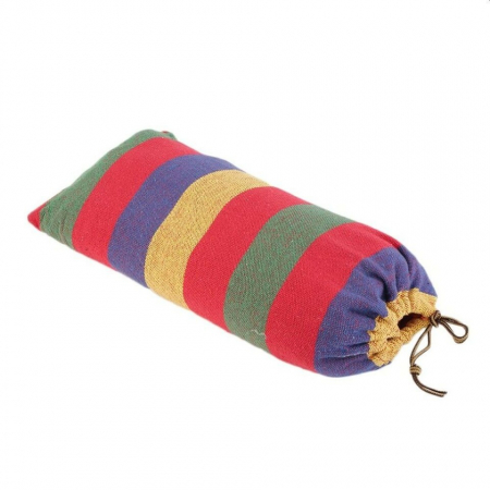 Hamac gradina cu lemn la capete, sac depozitare, 200x83cm, multicolor [2]